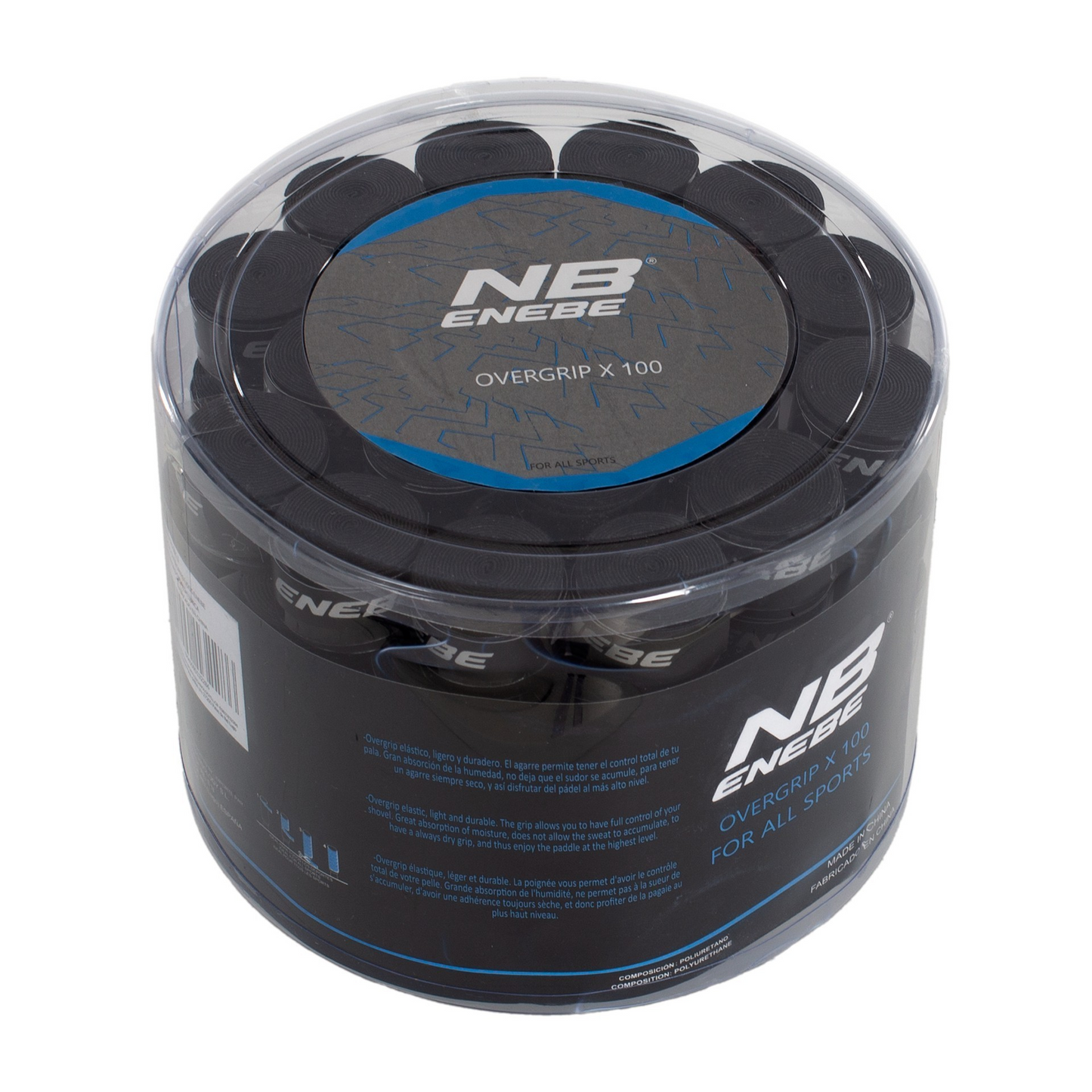 Enebe Overgrips 100 stuks ZWART