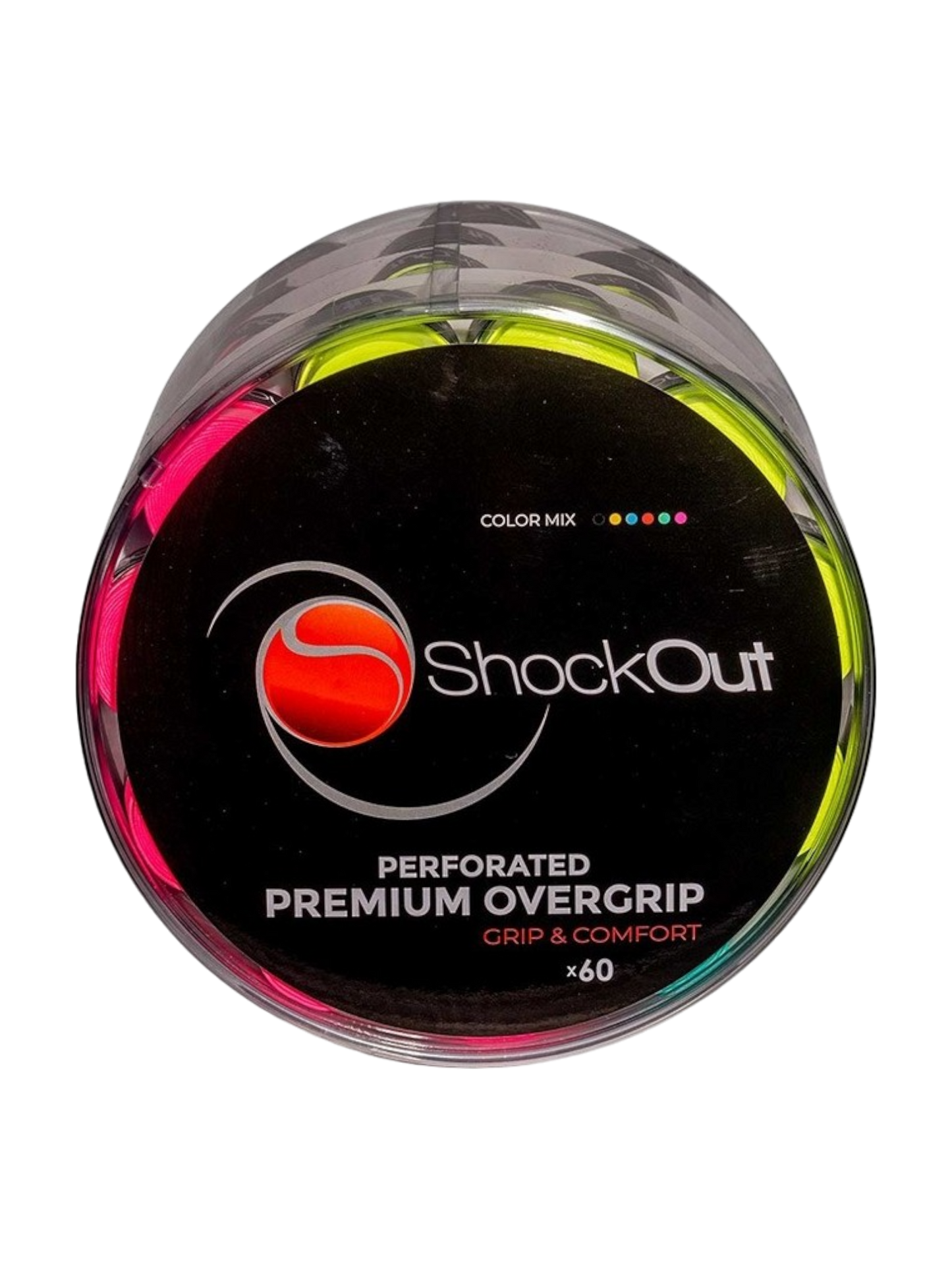 Premium Overgrips Multicolor Perforated Grip & Comfort 60x